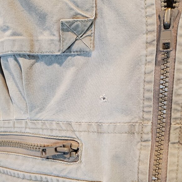 LL BEAN SZ S Women's Vintage Khaki Cargo Fishing Hunting Vest Camping Hiking - Picture 4 of 13